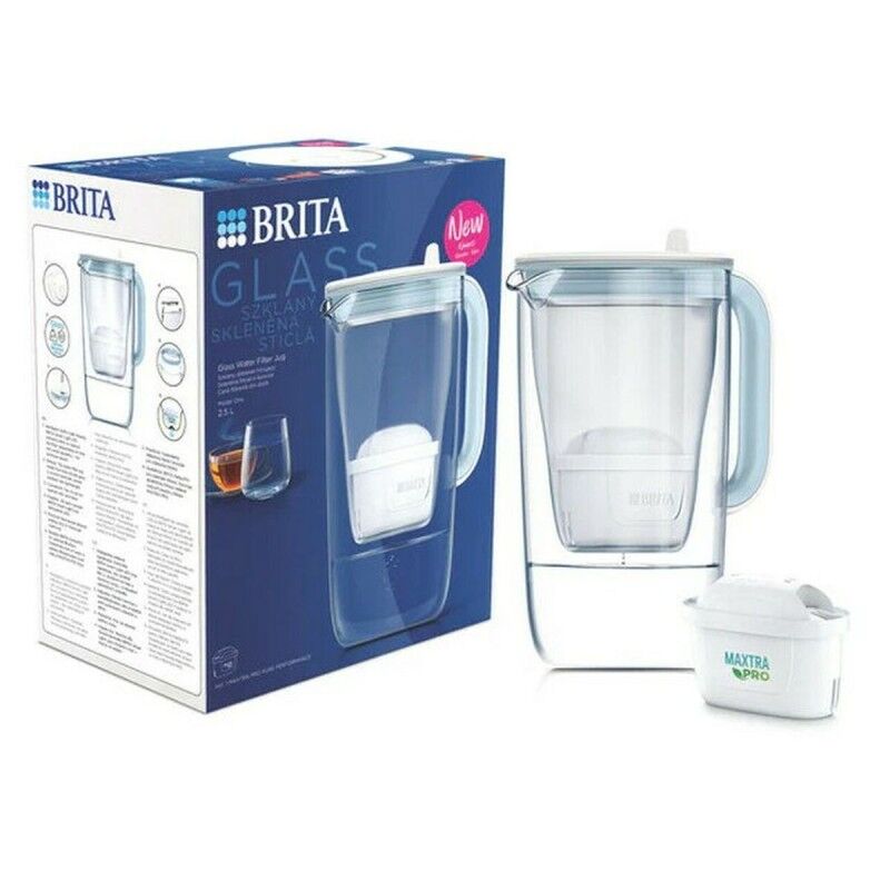 Brocca filtrante Brita 1050452 Azzurro Bianco 2,5 L Brocca filtrante Brita 1050452 Azzurro Bianco 2,5 L