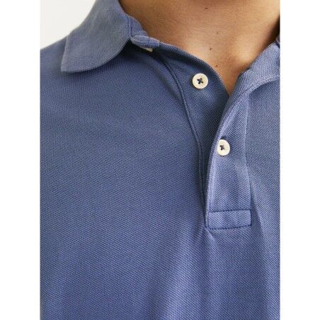 Polo a Maniche Corte Uomo Jack & Jones JPRBLUWILLIAM  12257315 Azzurro