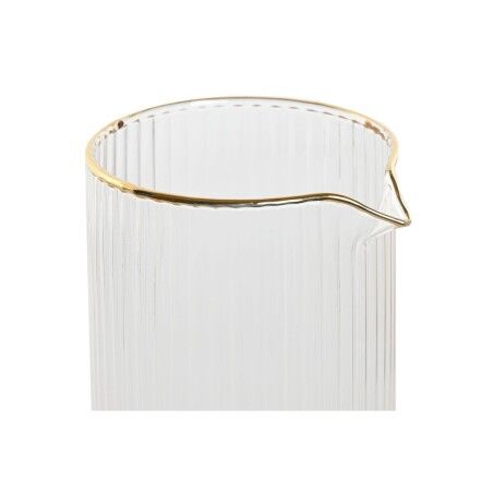 Brocca Home ESPRIT Trasparente Dorato Cristallo