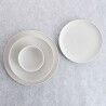 Piatto da pranzo Bidasoa Fosil Bianco Ceramica 26,5 x 26,4 x 2,3 cm (6 Unità)