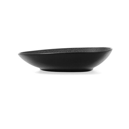 Piatto Fondo Bidasoa Fosil Nero Ceramica Quadrato 21,9 x 21,7 x 4,8 cm (6 Unità)