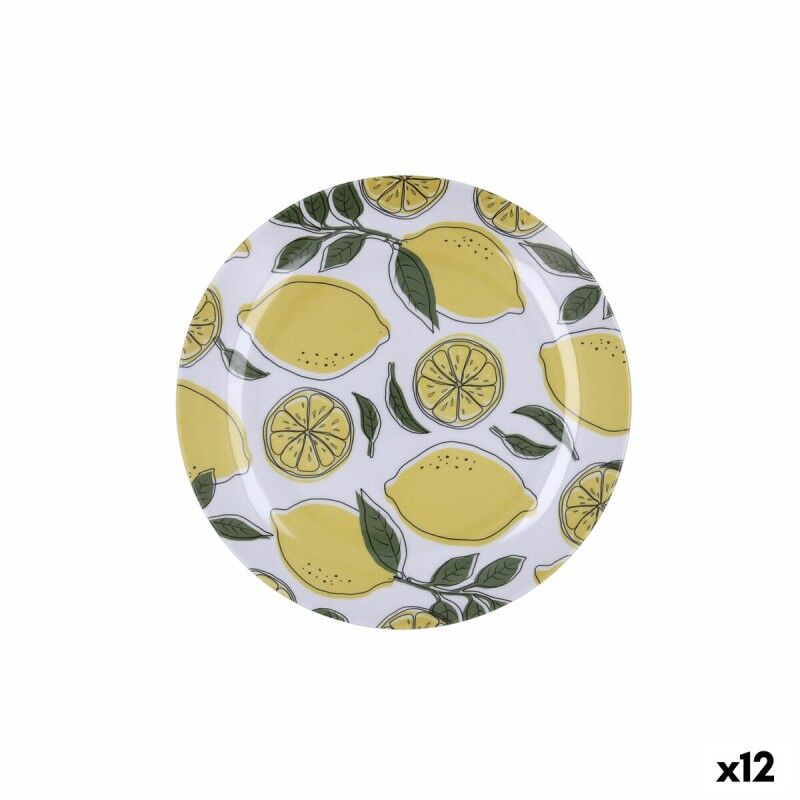 Piatto da Dolce Quid Sicilia Multicolore Bioplastica 20 cm (12 Unità) Piatto da Dolce Quid Sicilia Multicolore Bioplastica 20 cm (12 Unità)