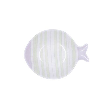 Ciotola Quid Kaleido Bicolore Ceramica Pesce 15 x 13 x 4 cm (4 Unità)