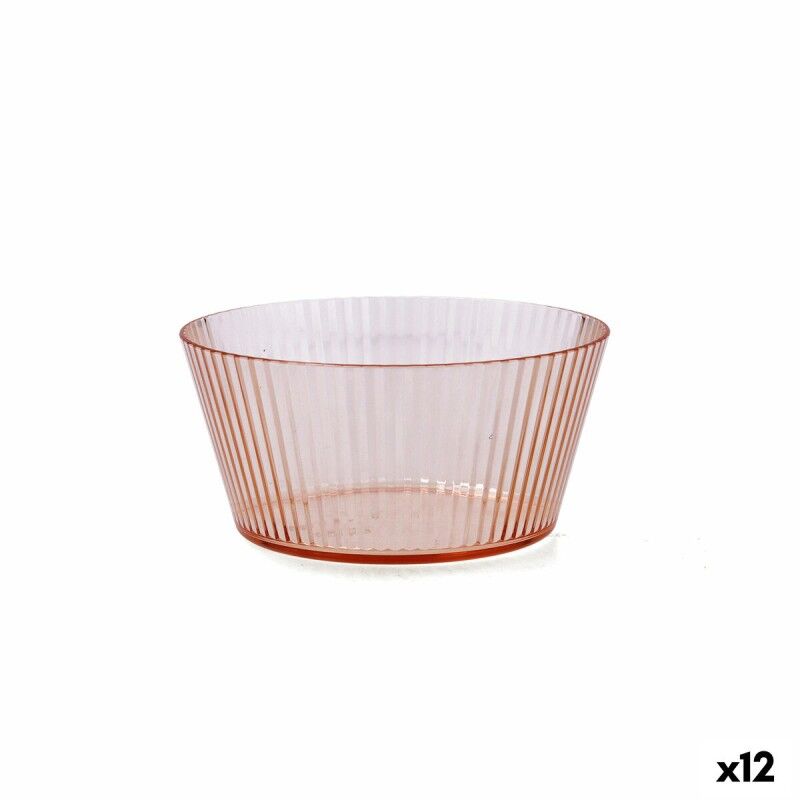 Ciotola Quid Sunset Corallo Plastica 15 cm (12 Unità) Ciotola Quid Sunset Corallo Plastica 15 cm (12 Unità)