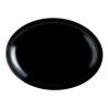 Piatto da pranzo Luminarc Friends Time Nero Vetro 30 x 26 cm Carne (12 Unità)