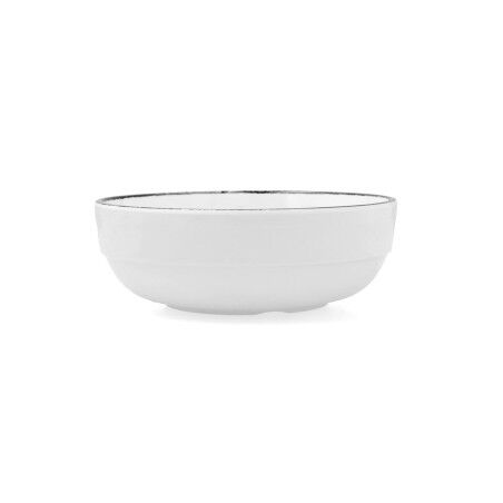 Ciotola Quid Select Filo Bianco Nero Plastica 16,6 x 5,8 cm (12 Unità)