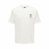 Maglia a Maniche Corte Uomo Only & Sons Onskace Rlx Bianco