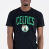 Maglia a Maniche Corte Uomo New Era NOS NBA BOSCEL 60505459  Nero