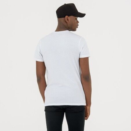 Maglia a Maniche Corte Uomo New Era NOS NBA BRONET 60416753 Bianco