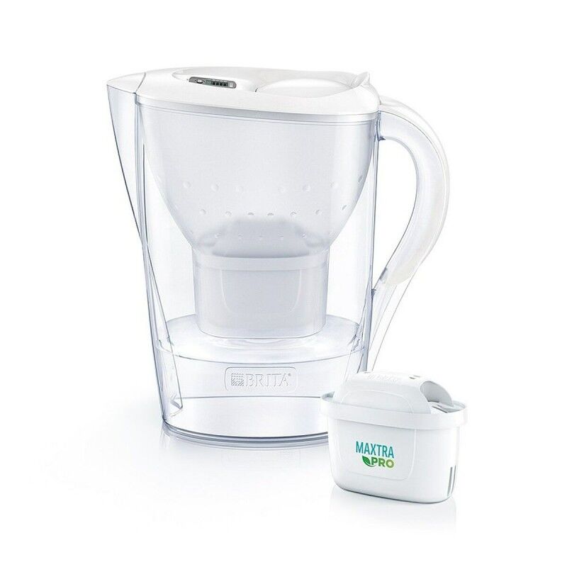 Brocca filtrante Brita Marella +1 Maxtra Pro PP Bianco polipropilene 2,4 L 150 l Brocca filtrante Brita Marella +1 Maxtra Pro PP Bianco polipropilene 2,4 L 150 l