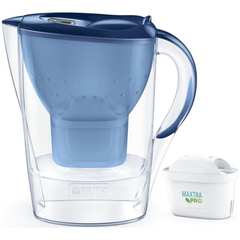 Brocca filtrante Brita Marella +1 Maxtra Pro PP Azzurro polipropilene 2,4 L 150 l Brocca filtrante Brita Marella +1 Maxtra Pro PP Azzurro polipropilene 2,4 L 150 l