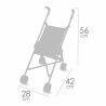 Carrozzina per Bambole Decuevas Coco 48 cm 28 x 42 x 56 cm