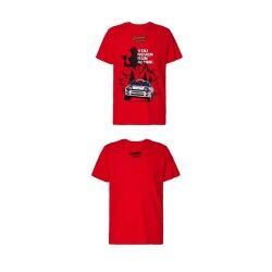 Maglia a Maniche Corte Uomo RADIKAL YOU NEVER RUN ALONE Rosso XXL