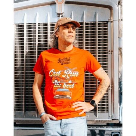 Maglia a Maniche Corte Uomo RADIKAL OUT RUN Rosso XL