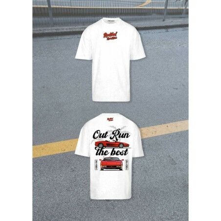 Maglia a Maniche Corte Uomo RADIKAL OUT RUN Bianco XXXL
