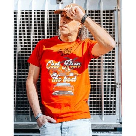 Maglia a Maniche Corte Uomo RADIKAL OUT RUN Rosso XL