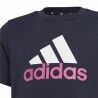 Maglia a Maniche Corte per Bambini Adidas Essentials Blu scuro