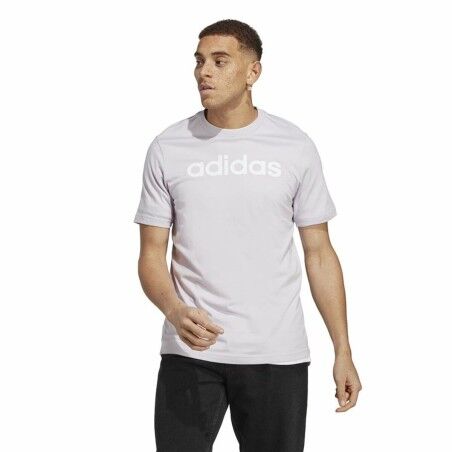 Maglia a Maniche Corte Uomo Adidas Essentials Lilla