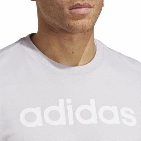 Maglia a Maniche Corte Uomo Adidas Essentials Lilla