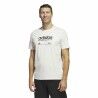 Maglia a Maniche Corte Uomo Adidas Lounge Bianco