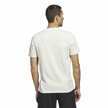 Maglia a Maniche Corte Uomo Adidas Lounge Bianco