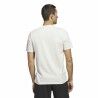 Maglia a Maniche Corte Uomo Adidas Lounge Bianco