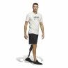 Maglia a Maniche Corte Uomo Adidas Lounge Bianco