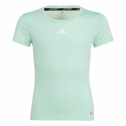 Maglia a Maniche Corte per Bambini Adidas Techfit Aeroready Sport Icons Verde