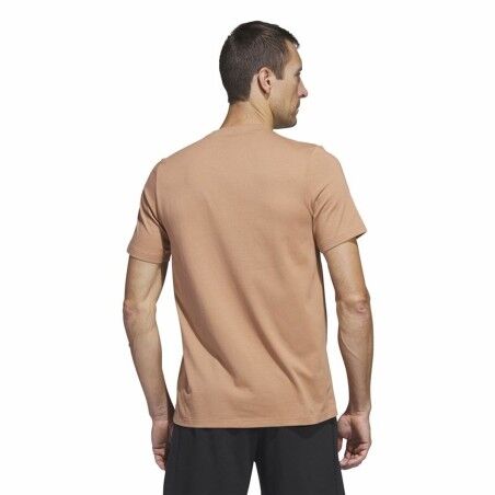 Maglia a Maniche Corte Uomo Adidas Lounge Marrone