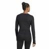 Maglia a Maniche Lunghe Donna Adidas Studio Nero