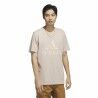 Maglia a Maniche Corte Uomo Adidas Beige Mimetico
