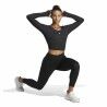 Maglia a Maniche Lunghe Donna Adidas Studio Nero