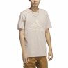 Maglia a Maniche Corte Uomo Adidas Beige Mimetico