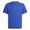 Maglia a Maniche Corte per Bambini Adidas Aeroready Azzurro