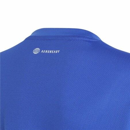 Maglia a Maniche Corte per Bambini Adidas Aeroready Azzurro