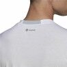 Maglia a Maniche Corte Uomo Adidas D4T Bianco