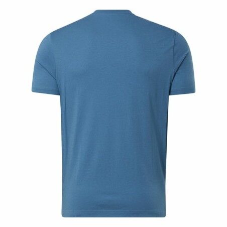 Maglia a Maniche Corte Uomo Reebok GS Rec Center Azzurro