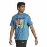 Maglia a Maniche Corte Uomo Reebok GS Rec Center Azzurro