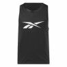Maglia da basket Reebok Nero