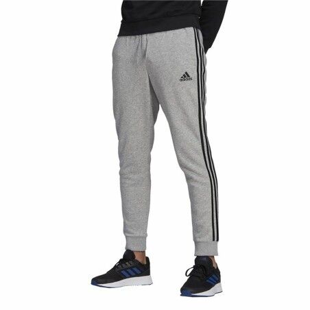 Pantalone per Adulti Adidas 3 Stripes Fl Tc Pt Grigio scuro Uomo