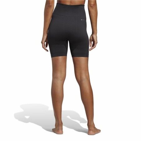 Leggings Sportivo da Donna Adidas Studio Aeroknit Nero