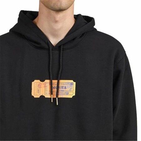 Felpa con Cappuccio Uomo Dickies Paxico Bianco Nero