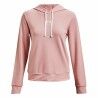 Felpa con Cappuccio Donna Under Armour Rival Terry Rosa