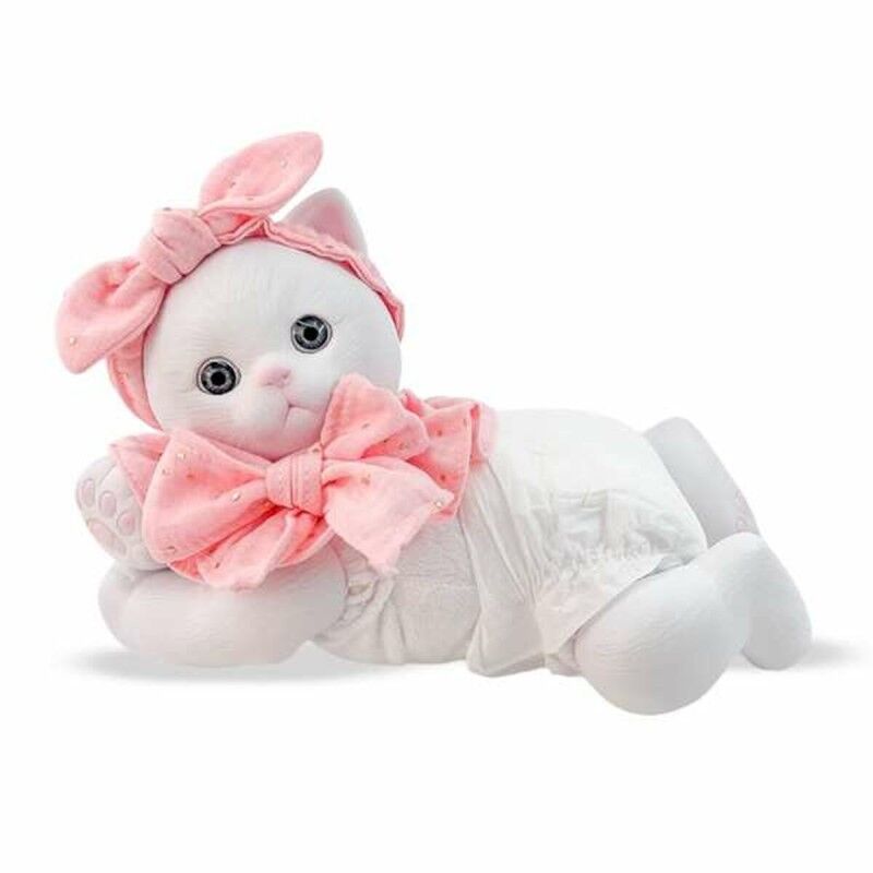 Peluche Berjuan Anireal Bianco Gatto 35 cm Peluche Berjuan Anireal Bianco Gatto 35 cm