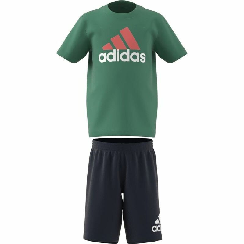 Completo Sportivo per Bambini Adidas Verde scuro Completo Sportivo per Bambini Adidas Verde scuro