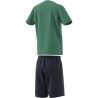 Completo Sportivo per Bambini Adidas Verde scuro
