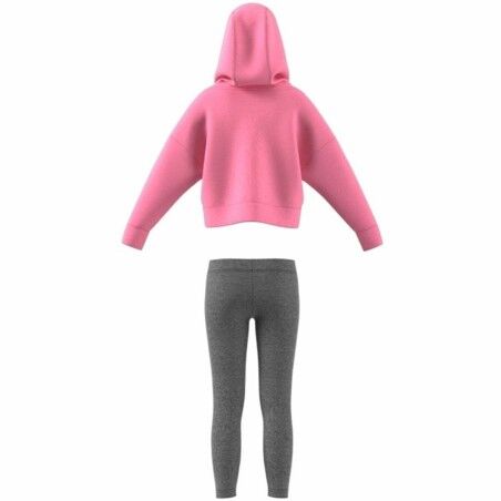 Completo Sportivo per Bambini Adidas Fleece Rosa chiaro