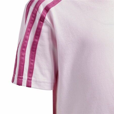 Completo Sportivo per Bambini Adidas 3 Stripes Rosa