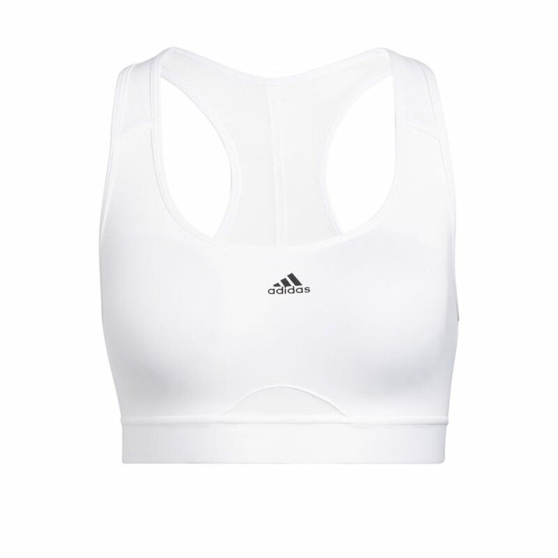 Reggiseno Sportivo Adidas Pwr Ms Pd Bianco Reggiseno Sportivo Adidas Pwr Ms Pd Bianco