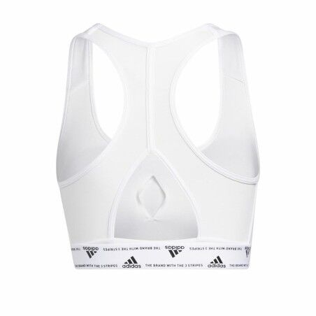 Reggiseno Sportivo Adidas Pwr Ms Pd Bianco